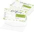 Church Offering Envelopes for Donations, 6.42 x 3.23 Inch Tithe Envelopes for Non-Profit Organizations (Leaf Style, 200)