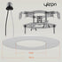 5 6 inch E26 Recessed to Pendant Light Converter Kit and Can Light Conversion, Includes Socket, Mounting Bracket, Round