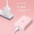 JADENS Label Maker Machine with Tape, Portable Bluetooth Label Printer for Storage, Light Pink