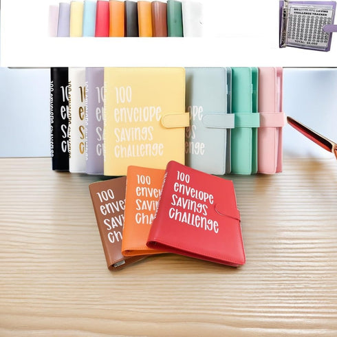 CHNLML 100 $5,050, Envelope Savings Binder, Easy and Fun Way to Save Pink