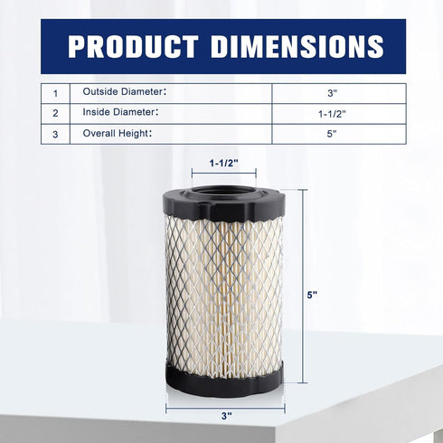 Air Filter, Oil Filter, Fuel Filter Compatible with Craftsman T1400, T2200, LT2000, YT3000, YTS3000, YS4500 Lawn