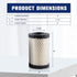 Air Filter, Oil Filter, Fuel Filter Compatible with Craftsman T1400, T2200, LT2000, YT3000, YTS3000, YS4500 Lawn