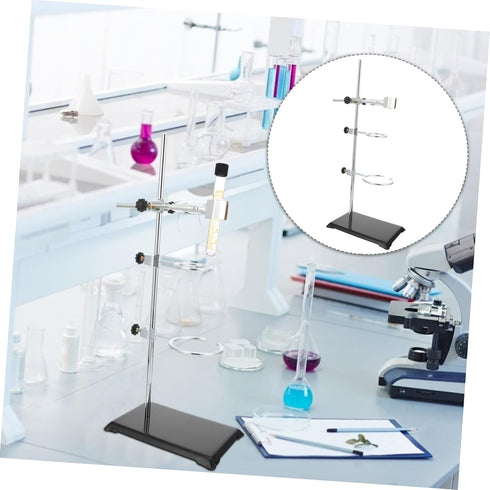Iron Stand Lab Equipment Kit - Essential for Chemistry Labs