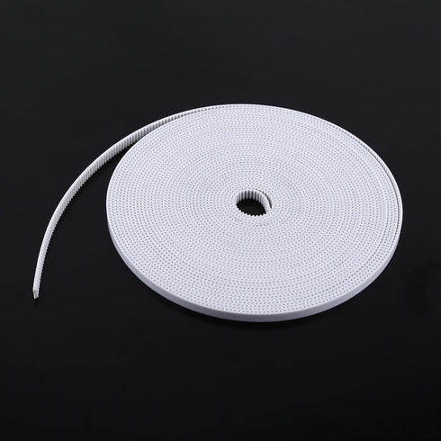 CYTGOUPER 6mm 3D Belt,10m GT2 Timing Belt Printer White Steel Core Belt Industrial Synchro Machine Timing Belt