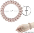 BIHRTC 6Pcs Wrist Coil Keychain, Spiral Bracelet Wristband, Stretchable Key Holder for Easy Access