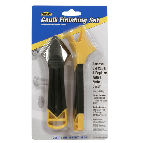 Homax 2 Piece Caulk Remover and Finisher Tool Kit, 41072058605