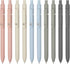 VICO 10 Pcs 0.5mm Fine Point Retractable Quick Dry Gel Ink Pens, Cute Aesthetic Supplies for School & Office