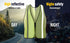 SIFE 1 Pack High Visibility Reflective Safety Vest, Lightweight Neon Yellow Mesh Fabric for Men and Women