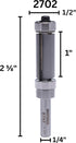 Whiteside Router Bits 2702 1/2" Flush Trim Bit - Cutting Diameter