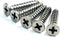Hinge Outlet 24 Pack Satin Nickel Wood Screws for Hinges, 9 x 1 Inch