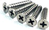 Hinge Outlet 24 Pack Satin Nickel Wood Screws for Hinges, 9 x 1 Inch