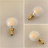 G16.5/Type E12 Dimmable Bulb, 4W 3000K 6-Pack G LED Filament Warm White Frosted Glass, Ideal for Chandeliers, Pendant