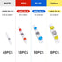 TICONN 150 PCS Waterproof Solder Seal Wire Connectors, Heat Shrink Butt Splice Electrical Terminals