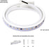 18 690 3000K 120V Maxxima in. Hardwired LED Under Cabinet Strip Light, Lumens, Warm White, Kitchen and Living Room