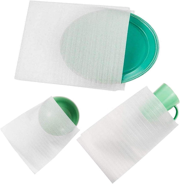 Lainrrew 60 Pack Foam Pouches, 3 Sizes Thick Cushion Wrap Pouches for Packing, Moving, Shipping