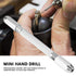 0-3mm Double End Hand Drill, Mini Micro Manual Gimlet Double End Pin Vice Drill for Drilling Wood