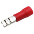 Baomain 0.11" Female & Male Spade Connectors - 22-16 AWG Insulated Crimp Terminals Quick Disconnect Electrical Wire
