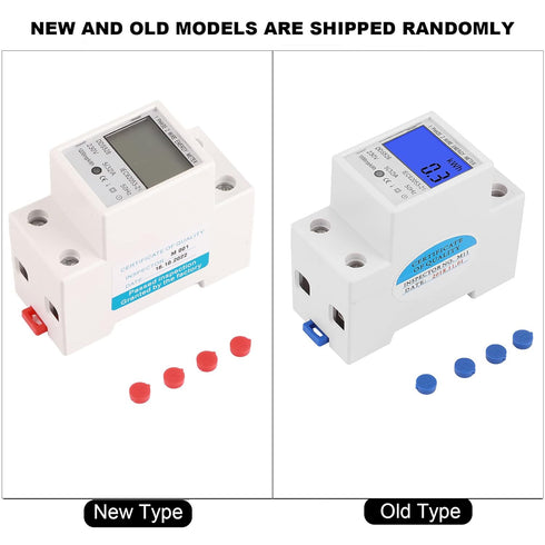 Single Phase Energy Meter 230VAC LCD KWH Electric Meter 5-32A for Electricity Usage Monitoring