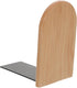 TEHAUX Wooden Bookend Desk Organizer Thickened Beech Wood Book Stand Practical Book