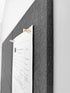 Black Cork Board 47"x35" - 12 Pack Felt Wall Tiles with Removable Adhesive Tabs, Large 48 x 36 inches