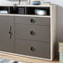 SKFGNX Handle,6664 Gray Copper Color Simple Cabinet Drawer Bedside Table Handle Shoe Cabinet Wardrobe Furniture zinc