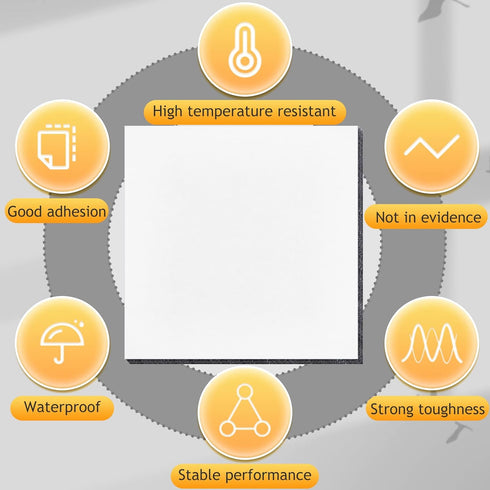 20 Pcs Adhesive Sticky Pads for 4 Inch Road Reflectors, Industrial Grade Glue for Street Pavement Markers