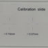 High Precision Ocular Micrometer, Microscope Stage Micrometer Calibration Slide with 5-Scales and 0.01mm