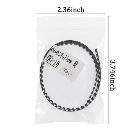 0603 100 SMD Led Light Kits, SMD Led Kit, Yellow Color SMD Led Kits, Pcs Bright Light Led Diode, SMD Led Diode Kits