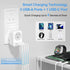UK Ireland Travel Plug Adapter, RATEA Type G Power Adaptor with 3 USB-A, 1 USB-C Outlet Charger for US to UK