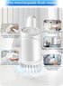 IPX7 2 Settings 6 Electric Spin Scrubber - Cordless Waterproof Shower Scrubber with Speed and Replaceable HeadsElectric