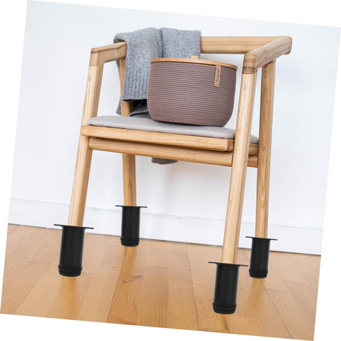 4pcs OSALADI Sturdy Stainless Steel Table Legs Easy Install for Sofa Desk Cabinet Bedside Table