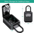 ORIA Upgraded Key Lock Box, 4 Digit Combination Lock Box with Shackle, Wall Mounted Weatherproof Key Safe