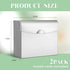2 9.5 7.9 Tioncy Pcs x in Sanitary Disposal Tampon Napkin Receptacle Wall Mounted Stainless Steel Flip Top Receptacle