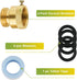 Set, 3/4 Inch (4-Pack) SUNGATOR Anti Siphon Valve, Hose Bib Vacuum Breakers Backflow Preventer for Garden Spigot, RV