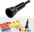 Wire Twisting Spinner, Spin-Twist Wire Connector Socket with 1/4" Chuck, Black