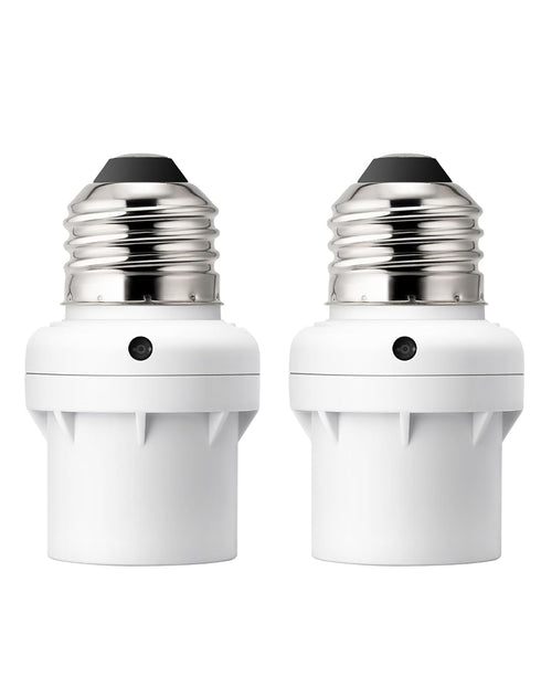 DEWENWILS Light Sensor Socket, E26/E27 Socket Adapter, Automatic Dusk to Dawn Sensor