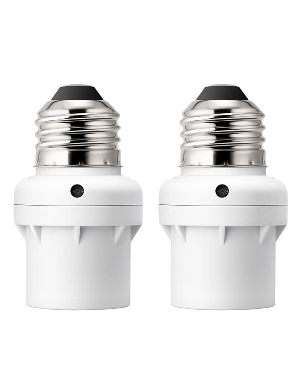 DEWENWILS Light Sensor Socket, E26/E27 Socket Adapter, Automatic Dusk to Dawn Sensor