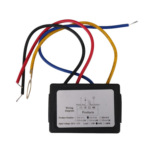 BQLZR DC LED Touch Dimmer Switch Sensor Lamp Accessories, 6-12V with Wiring Diagram for LED Light Sources
