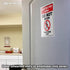 iSYFIX Restricted Area Stickers – 2 Pack 10x7 Inch – Do Not Enter, Employees Only Signs