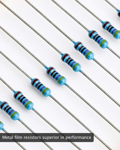 ELEGOO 17 Values 1% Resistor Kit Assortment - 0 Ohm-1M Ohm (Pack of 525) RoHS Compliant