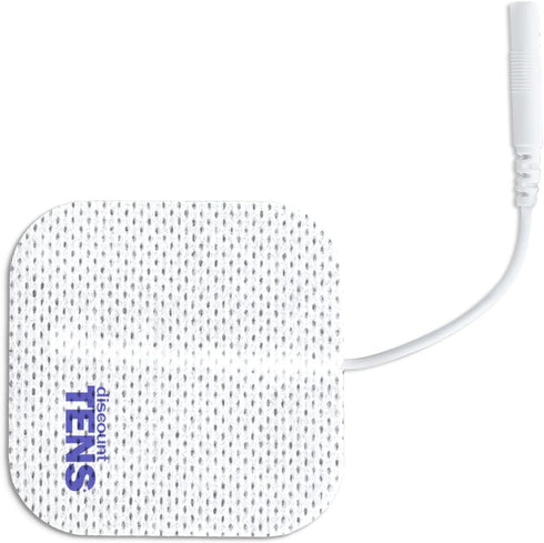 Discount TENS Electrodes, Value Wired Replacement Pads for TENS Units, Pack of 20 (2 inch x 2 inch)