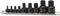 Titan 16138 9-Piece Low Profile Impact Triple Square Bit Socket Set