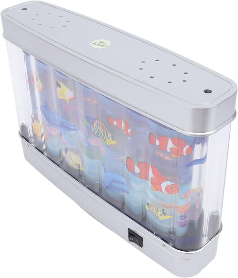 30 Fake Fish Tank Lamp Mini Decorative Tropical Fish Artificial Aquarium Night Light with Moving Fish for Kids Baby