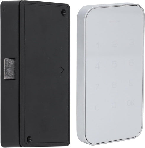 WiseZythum Electronic Cabinet Lock with Digital Touch Keypad, Password Entry Keyless Security Lock for Wardrobe, Shoe