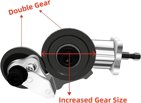Yu&Yang Electric Drill Plate Cutter, Metal Nibbler Drill Attachment, DIY metal shearing machine with adapter for Steel Copper Aluminum Iron and Other Metals Sheet Cutting