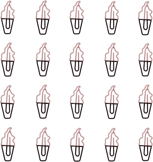 Gullor Cute Paper Clips, Vegetable Shape Paperclips, Memo Clips, Shaped Bookmarks, 20 Pieces,