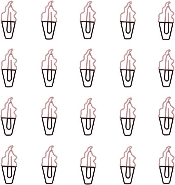 Gullor Cute Paper Clips, Vegetable Shape Paperclips, Memo Clips, Shaped Bookmarks, 20 Pieces,