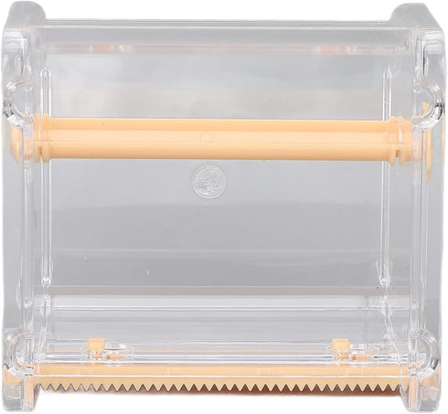 Transparent Multi Masking Tape Cutter Dispenser, Visible Roll Tape Holder for Home and Office
