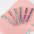 Enyeopd 48 Pack Multicolor Pens, Fun Pens for Kids Party Favors, Classroom, Valentines Day Bulk Gifts, Retractable