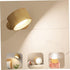 Ginwrek 360 Cordless Wall Lamp Stick on Wall Sconce USB Rechargeable Rotating Magnetic Mounted Lamp Portable Cordless